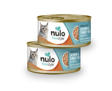 Nulo FreeStyle Minced Salmon & Turkey Recipe in Gravy Cat Food 3oz - Poudre Pet and Feed Supply